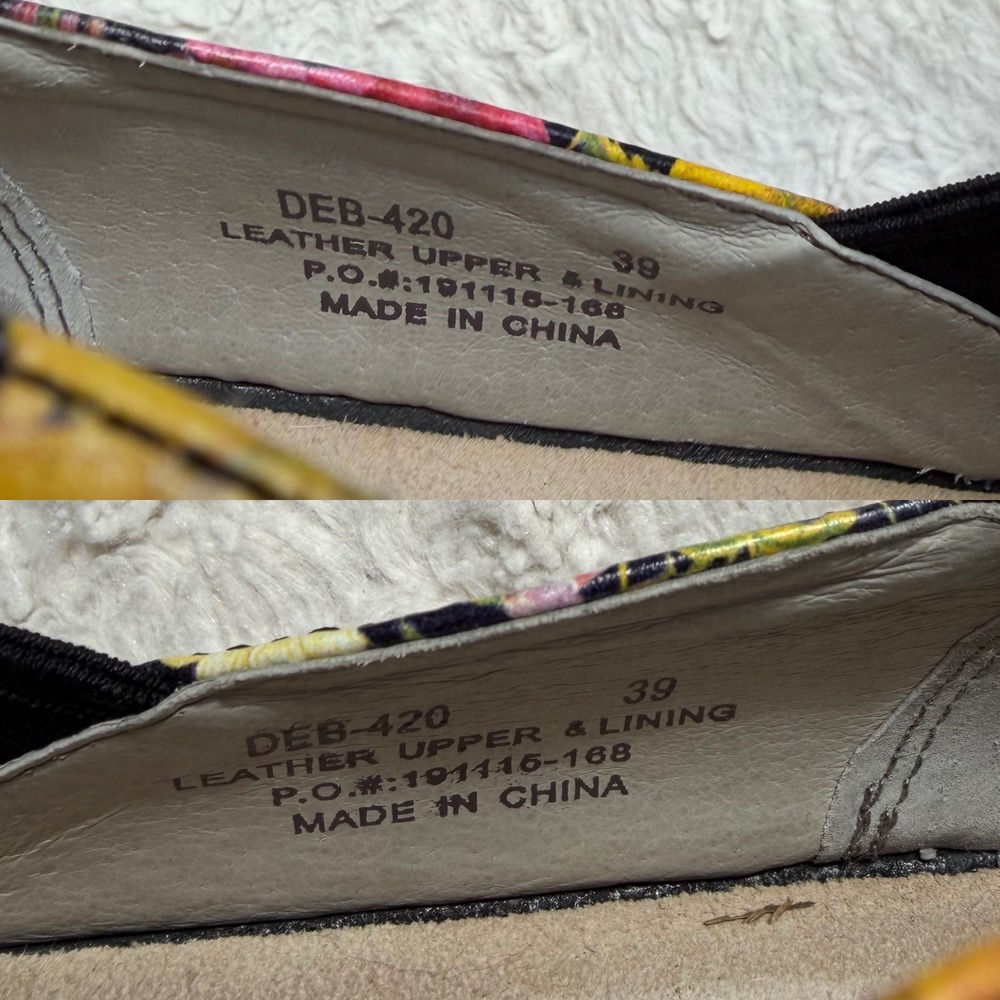 Alegria Debra Floral Leather Professional Nursing Clogs Shoes DEB-420 EU 39 - Picture 2 of 12